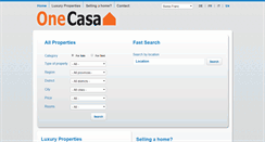 Desktop Screenshot of onecasa.com